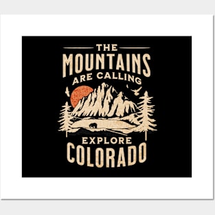 The Mountains Are Calling - Adventure Posters and Art